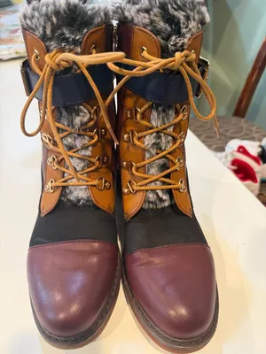 Patrizia by Spring Step Hilvia Faux Fur Lace-Up Boots thumbnail 2