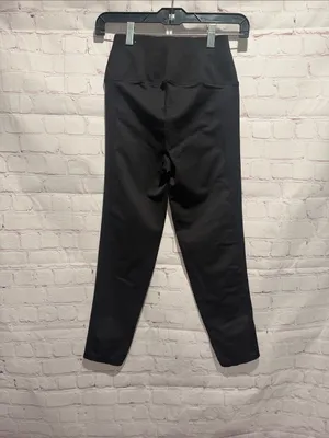 OFFLINE By Aerie Real Me High Waisted Extra Hold Thick Legging Woman’s L‎ Black thumbnail 2
