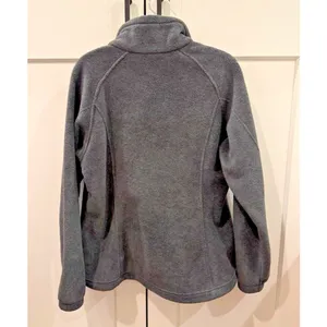 Columbia Sportswear Jacket Women’s LP Gray Full Zip Fleece Warm Soft thumbnail 2