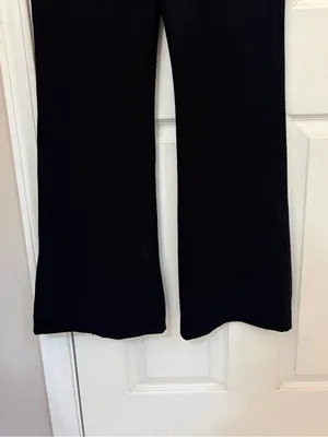 SCULPT-HER by NYDJ Pull-On Wide Leg High Rise Pants in Black with Lift Tuck Tech thumbnail 3