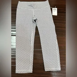 Crane & Lion Dwell Studio Facet Capri Tight 3/4 length Size 4 Leggings $90 thumbnail 2