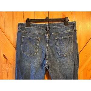 Who What Wear Jeans Womens Size 12 Cropped Dark Wash (3004) thumbnail 6