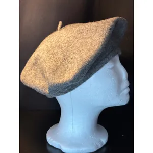 Betmar‎ New York Wool Beret Gray 100% Pure New Wool Hat K512 RN 29219 thumbnail 3