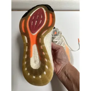Adidas Women's UltraBoost 21 'White‎ Acid Orange' FY0400 Running Shoes Size 7 thumbnail 8
