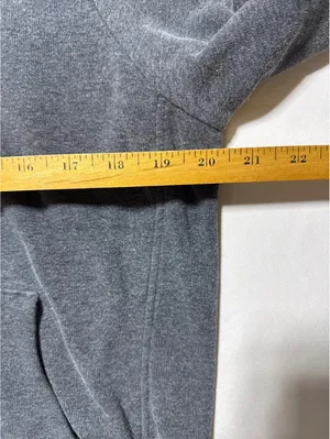 Earth Yoga XL Gray Sustainable Organic Cotton Zip-Up Hoodie thumbnail 4