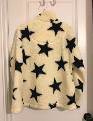 Peach Love Sherpa Pullover Quarter Zip thumbnail 3
