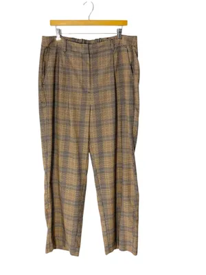 OLD NAVY Plaid Taylor Wide Leg Trousers thumbnail 2
