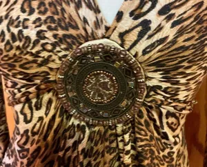 Vintage unique Y2K sexy leopard top thumbnail 7