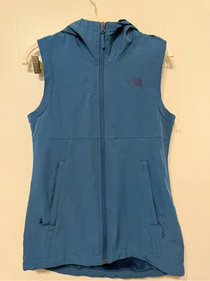 The North Face Teal Blue Hooded Women’s Vest XS thumbnail 11