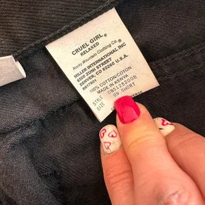 Cruel Girl Black Relaxed Fit Jeans New with tags Size 9 Short thumbnail 2