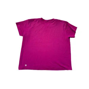 LULULEMON Pink Workout Short Sleeve Top Size 8 thumbnail 5