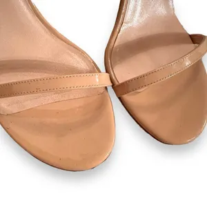 Stuart Weitzman Nudistrong Patent Leather Ankle Wrap‎ High Heel Sandals Sz 9.5 thumbnail 7