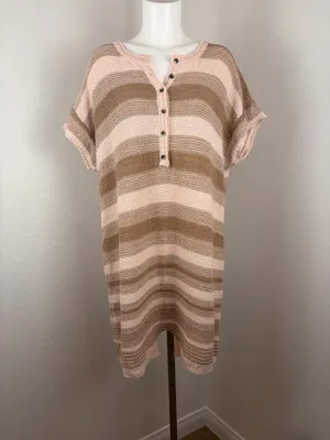 Anthropologie Saturday Sunday Jaden warm knit striped romper thumbnail 4