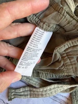 Vintage Y2K Abercrombie & Fitch Women’s Cargo Capri Pants Size 6 Belted Green thumbnail 6