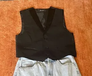 Black vest M Black Size M thumbnail 1