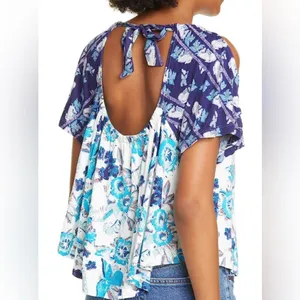 Free People Baja Babe Tee Ivory thumbnail 4