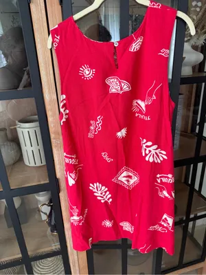 Paper heart tequila shift dress linen roundneck pockets doodles anthropologie thumbnail 12