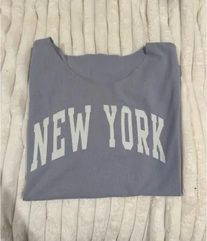 Brandy Melville Off the Shoulder New York Tee Shirt thumbnail 2