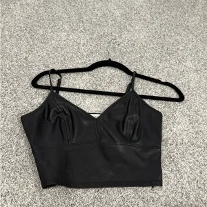 Leather top Black Size XS thumbnail 2