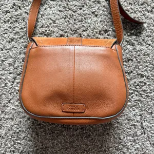 Vince Camuto Kayci Caramel Suede & Leather Crossbody thumbnail 7