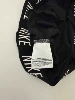 Nike Dri Fit Sweat Shorts Black Logo Waistband Mid-rise Athleisure thumbnail 11