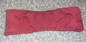 NWOT Free people intimately pink Bandeau tube top swim bikini size M thumbnail 1
