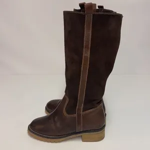SBICCA JAVAN LEATHER RIDING BOOTS KNEE-HIGH BOOTS size 8.5 B23A‎ thumbnail 3