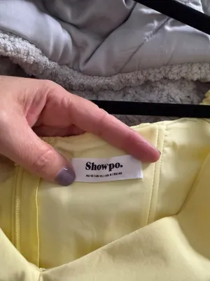 Showpo Butter Yellow Off the Shoulder Mini Dress thumbnail 2