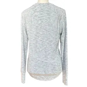 Athleta Mindset Sweatshirt Sweater Top Marl Grey Heather‎ Sz S thumbnail 6