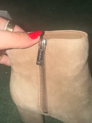 Ankle Suede Tan Boots Size 6 thumbnail 2