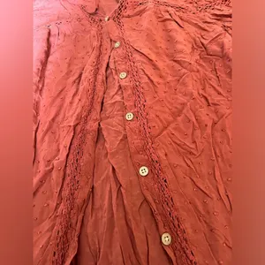 Free‎ people medium pink blouse thumbnail 5