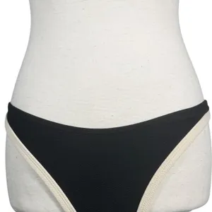 Boutique Black Cream Bikini Set Womens Small Underwire High Cut Thong Swimsuit thumbnail 11