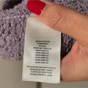Aritzia The Group Babaton Retrea Fuzzy Lounge Short Purple- Size Small thumbnail 11