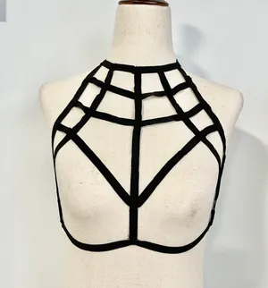 Black Body Harness Straps thumbnail 1