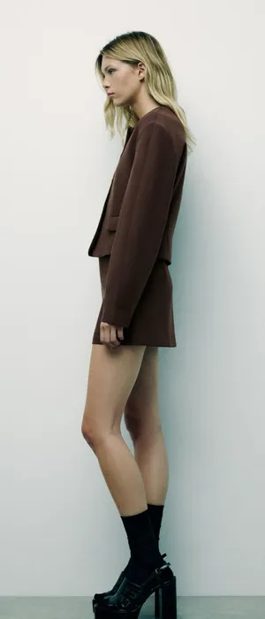 Elegant Brown Skirt thumbnail 4