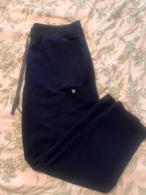 Figs navy cargo pants thumbnail 1