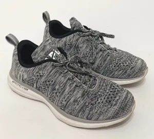 APL Athletic Propulsion Labs TechLoom Pro Sneakers Womens 5.5 Grey White‎ Knit thumbnail 1