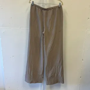 Peppermayo Crinkle Textured Wide Leg Drawstring Pants US 6 EU 38 Gray Earthy thumbnail 2