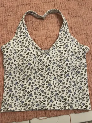 Hollister Hillier floral halter top thumbnail 1