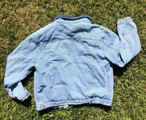 Brandy Melville Shaine Corduroy Collar Blue Denim Jacket SOLD OUT EVERYWHERE! thumbnail 7