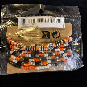 Halloween Beaded Bracelets Set Black thumbnail 4