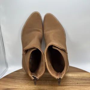 Free People Century Flat Boots Ankle Bootie Brown Leather Boho Women's 37 US 6.5 thumbnail 7