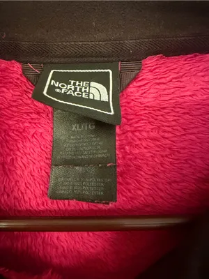 The North Face Osito Bright Pink Womens Soft Teddy Jacket with Scarf! thumbnail 4