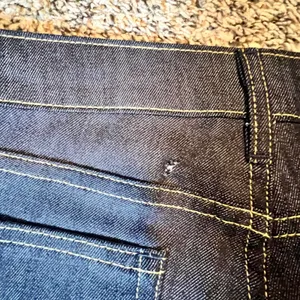 Paige Diego Dark Wash Denim Cut Off‎ Shorts Women 27 Low Rise Raw Hem WA643 thumbnail 8
