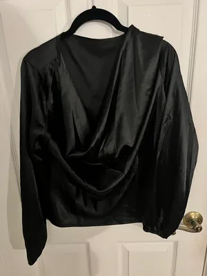 Satin Top Black thumbnail 1