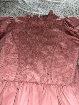 Express lace puff sleeve blouse thumbnail 2