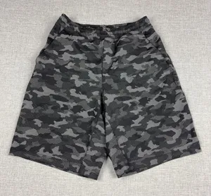 Lululemon Pace Breaker Shorts Mens Small Black Camo Athletic‎ 9 Inseam thumbnail 1