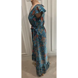 Band Of The‎ Free Faux Wrap Maxi Dress Floral Boho Peasant Romantic Cottagecore thumbnail 9