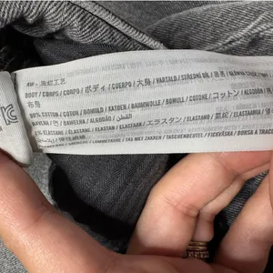 Abercrombie Curve Love The Baggy Low Rise Gray Jeans Size 32 14S thumbnail 7
