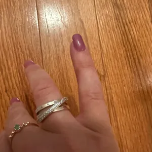 PANDORA 925 Silver Crossover Pavé Triple Band Ring thumbnail 5